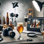 DALL·E 2023-12-23 13.35.02 - A photo illustrating the equipment used in beer photography. The image shows a professional photography setup focused on a glass of beer. The beer is .png